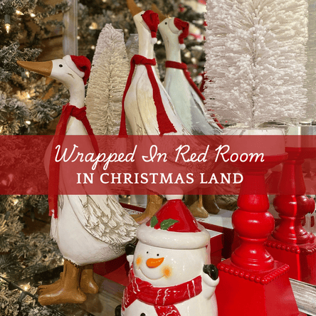 wrapped in red room open in christmas land 2025 at Dewayne's in Selma, NC minutes from Raleigh, Cary, Clayton, Garner, Smithfield, Goldsboro
