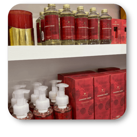 Holiday scents at Dewayne's in Selma, NC minutes from Raleigh, Cary, Clayton, Garner, Smithfield, Goldsboro