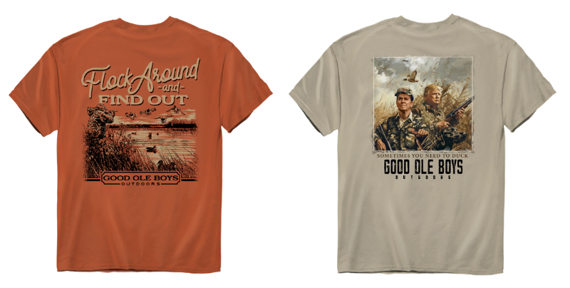 Good ole boys graphic t-shirts  in the men's shoppe at dewayne's
