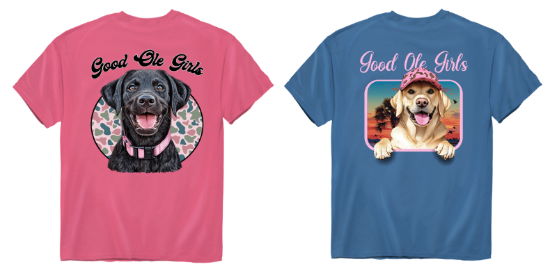 Good ole girls graphic t-shirts  in the men's shoppe at dewayne's
