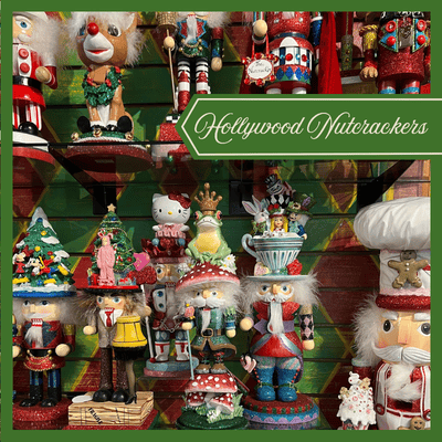 Hollywood Nutcrackers in the timeless treasures room in christmas land at dewayne's