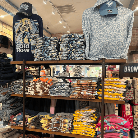 Old Row pullovers and tees for men at Dewayne's in Selma, NC minutes from Raleigh, Cary, Clayton, Garner, Smithfield, Goldsboro 