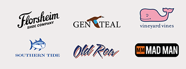 brand including Florsheim, GenTeal, Vineyard Vines, Southern Tide, Old Row, and Mad Man  in the men's shoppe at dewayne's