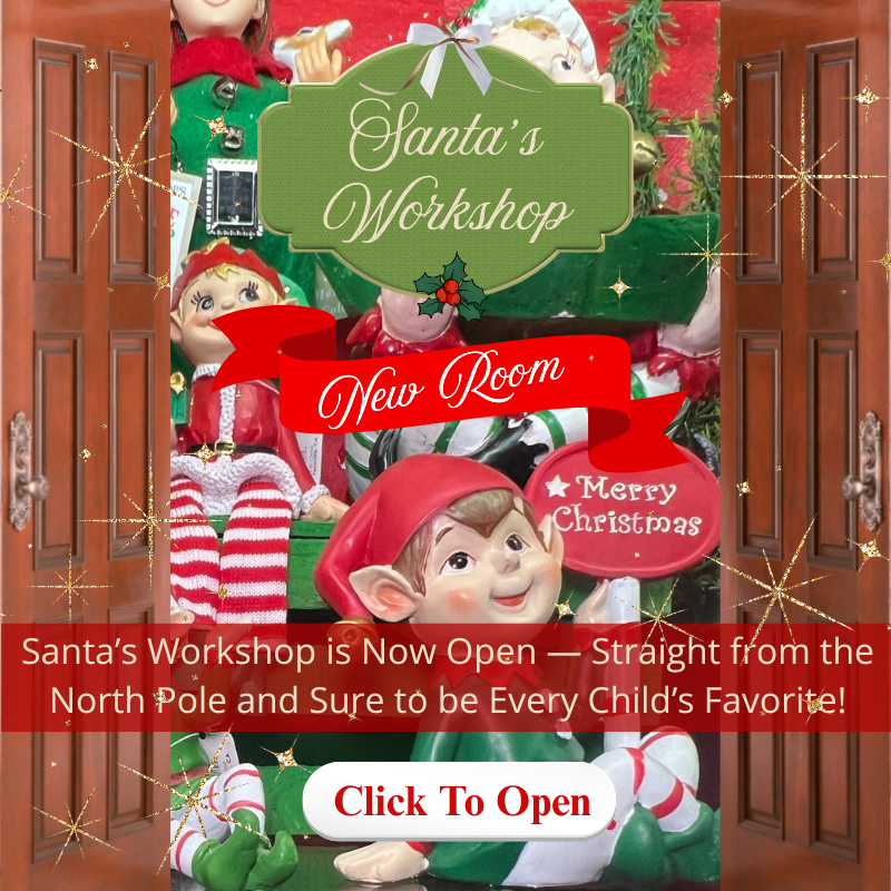 doors open to santa's workshop in Dewayne's christmas land 2025