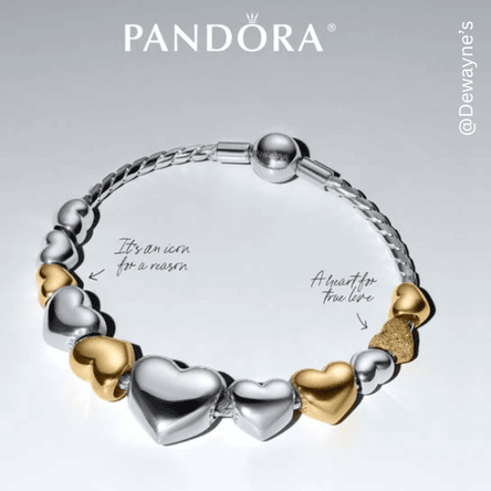 Pandora heart bracelet in the boutique at Dewayne's in Selma, NC minutes from Raleigh, Cary, Clayton, Garner, Smithfield, Goldsboro