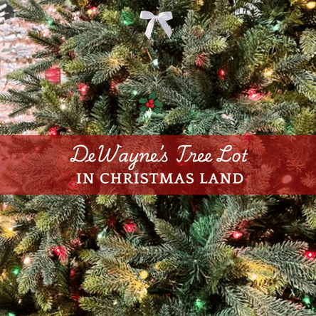 Dewayne's Tree Lot now open with a decorated Christmas tree and Santa Claus at Dewayne's in Selma, NC minutes from Raleigh, Cary, Clayton, Garner, Smithfield, Goldsboro