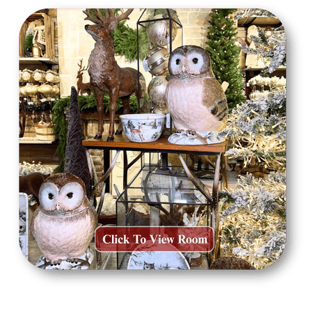 The Country Christmas room open in Christmas Land at Dewayne's in Selma, NC minutes from Raleigh, Cary, Clayton, Garner, Smithfield, Goldsboro