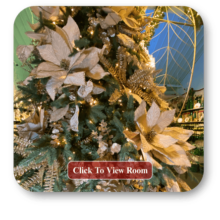 Gold & Glamour room now open in Christmas Land at Dewayne's in Selma, NC minutes from Raleigh, Cary, Clayton, Garner, Smithfield, Goldsboro