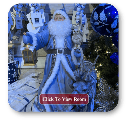 Winter wonderland room now open in Christmas Land at Dewayne's in Selma, NC minutes from Raleigh, Cary, Clayton, Garner, Smithfield, Goldsboro