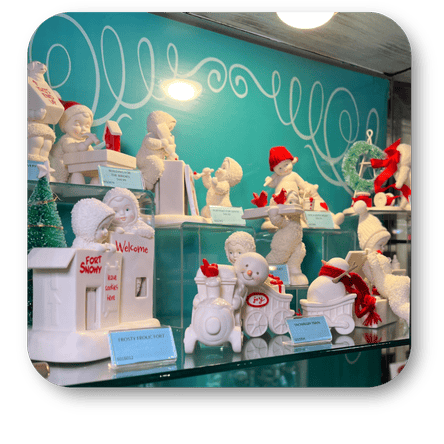 Dept 56 Snowbabies christmas collection  at Dewayne's in Selma, NC minutes from Raleigh, Cary, Clayton, Garner, Smithfield, Goldsboro