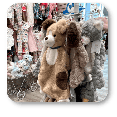 Plush toys at Dewayne's in Selma, NC minutes from Raleigh, Cary, Clayton, Garner, Smithfield, Goldsboro