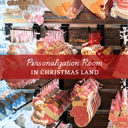 The ornament personalization room open in Christmas Land 2025 at Dewayne's in Selma, NC minutes from Raleigh, Cary, Clayton, Garner, Smithfield, Goldsboro