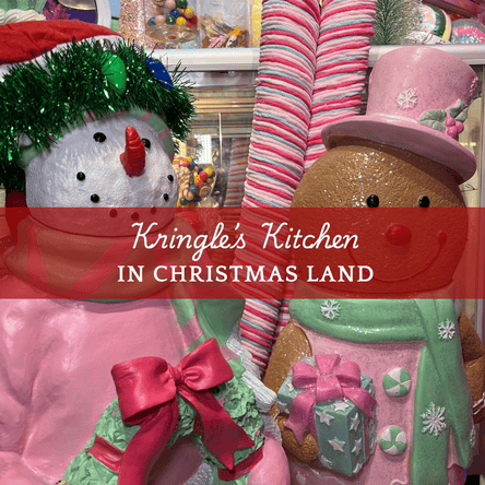 Kringle's kitchen room open in Christmas Land 2025 at Dewayne's in Selma, NC minutes from Raleigh, Cary, Clayton, Garner, Smithfield, Goldsboro