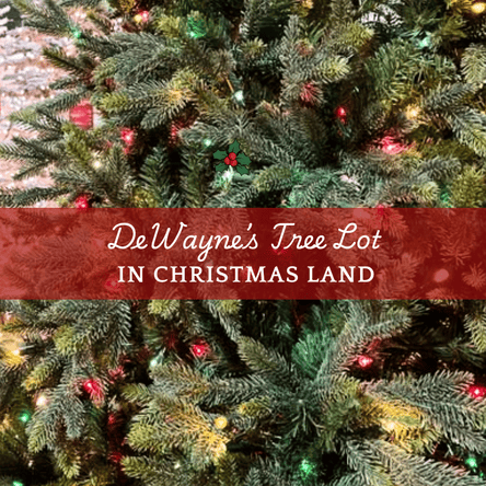 Dewayne's Tree Lot now open with a decorated Christmas tree and Santa Claus at Dewayne's in Selma, NC minutes from Raleigh, Cary, Clayton, Garner, Smithfield, Goldsboro